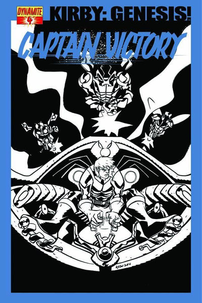 KIRBY GENESIS CAPTAIN VICTORY #4 15 COPY OEMING B&W INCV