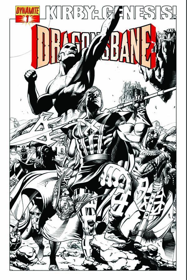 KIRBY GENESIS DRAGONSBANE #1 15 COPY HERBERT B&W INCV