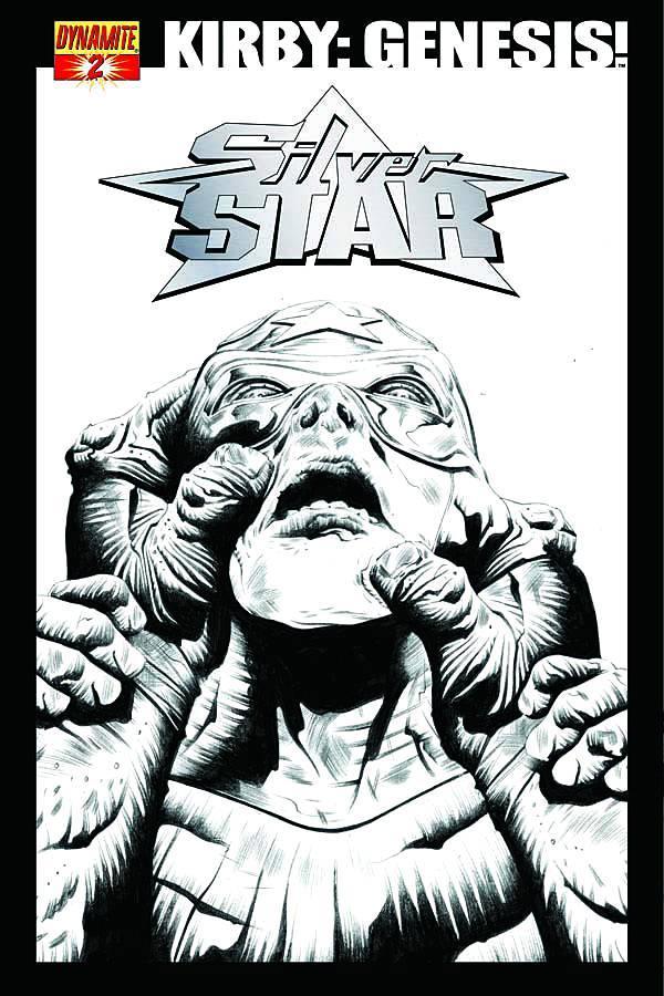 KIRBY GENESIS SILVER STAR #2 15 COPY B&W INCV - Kings Comics