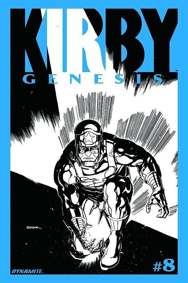 KIRBY GENESIS SILVER STAR #4 15 COPY B&W INCV - Kings Comics