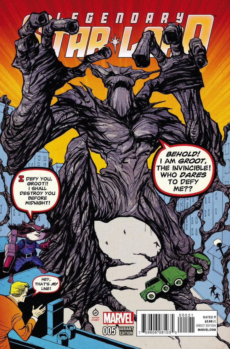 LEGENDARY STAR LORD #5 ROCKET RACCOON AND GROOT VAR