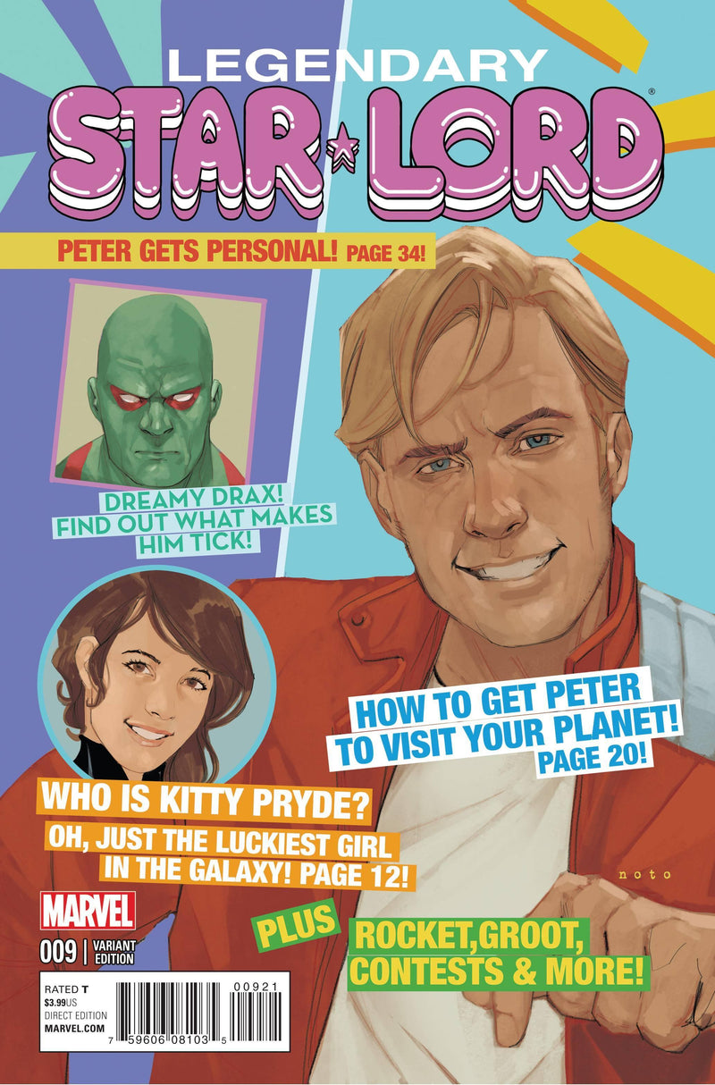 LEGENDARY STAR LORD #9 NOTO VAR