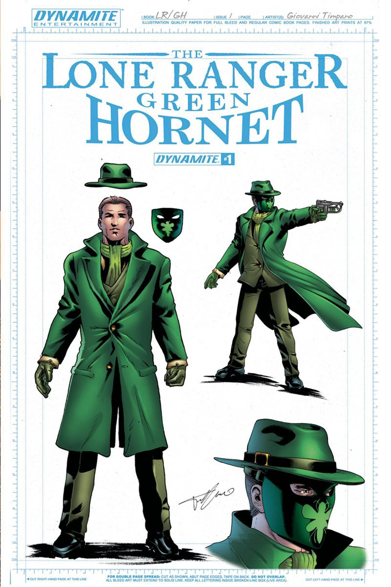 LONE RANGER GREEN HORNET #1 CVR B 10 COPY HORNET INCV