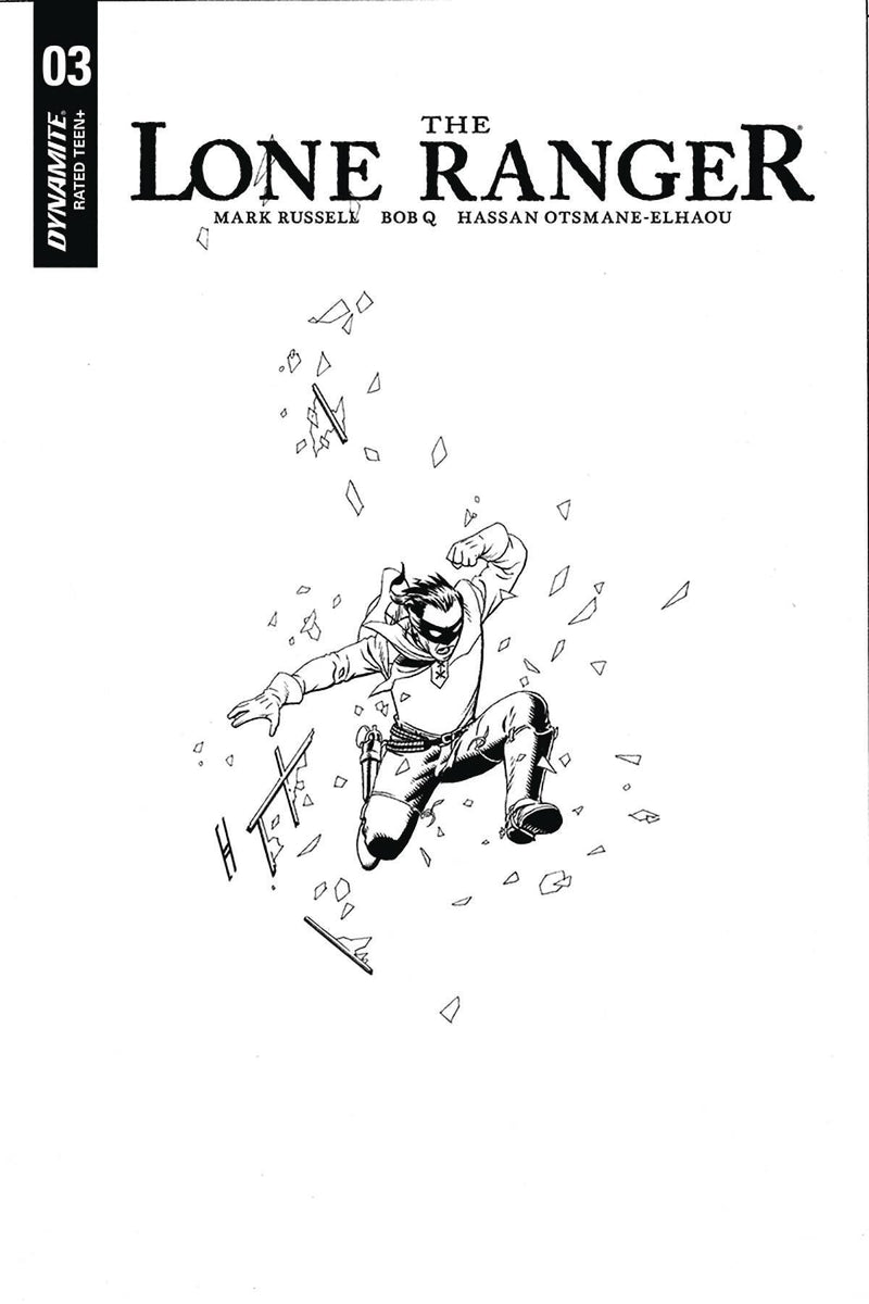 LONE RANGER VOL 6 #3 10 COPY CASSADAY B&W INCV