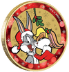 LOONEY TUNES CHRISTMAS 2018 STAMP AND COIN COVER
