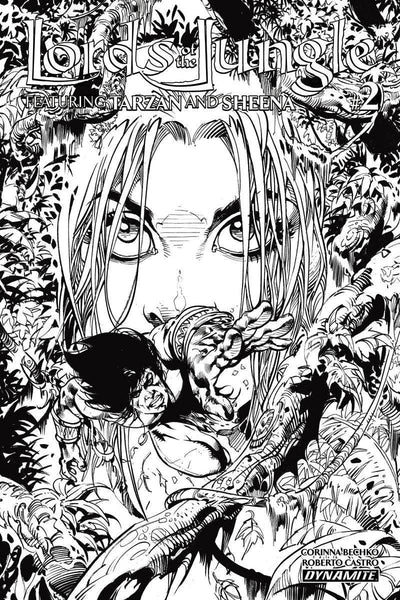 LORDS OF THE JUNGLE #2 10 COPY CASTRO B&W INCV