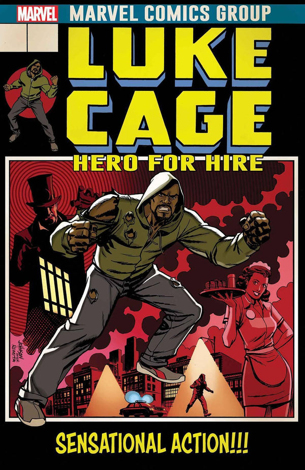 LUKE CAGE (2017) #166 JOHNSON LH VAR LEG (LENTICULAR COVER)