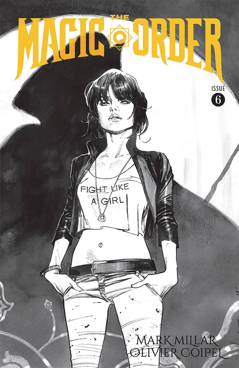 MAGIC ORDER #6 CVR B B&W COIPEL