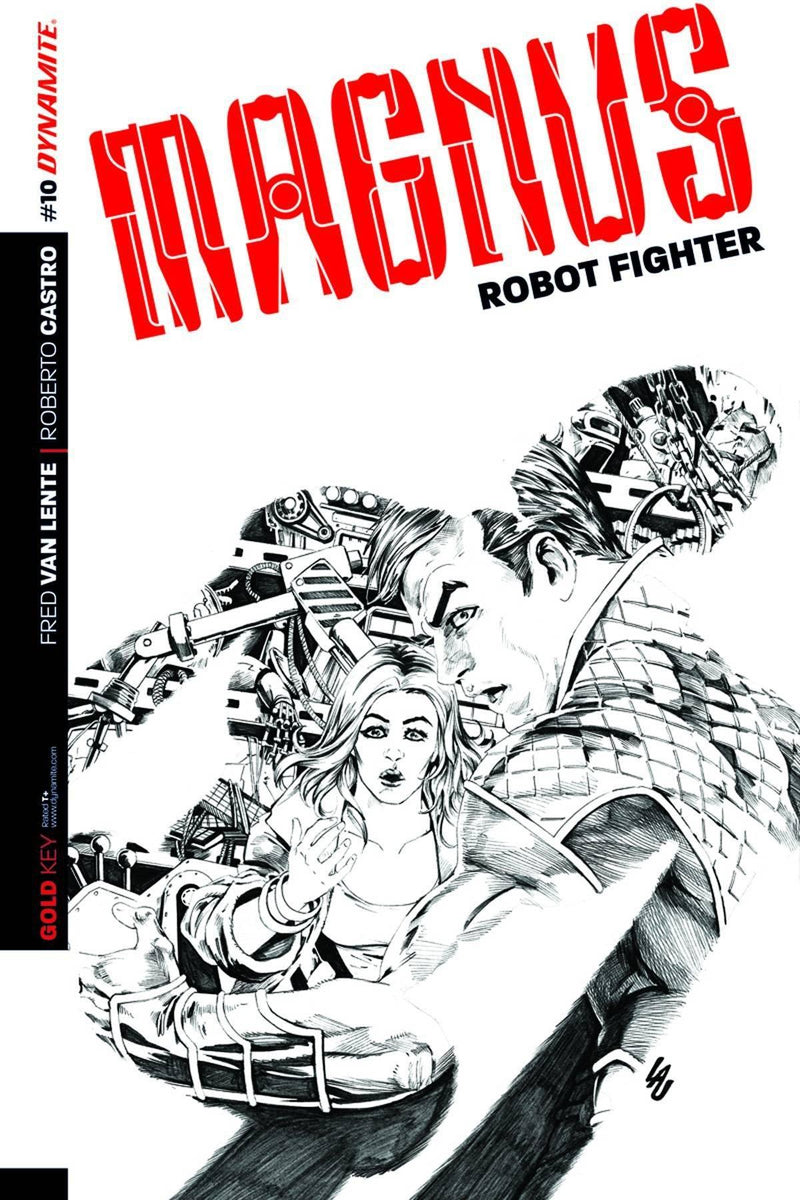 MAGNUS ROBOT FIGHTER VOL 4 #10 10 COPY LAU B&W INCV