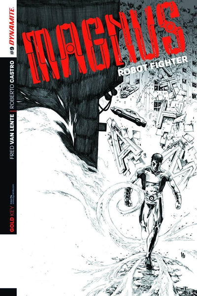 MAGNUS ROBOT FIGHTER VOL 4 #9 10 COPY LAU B&W INCV