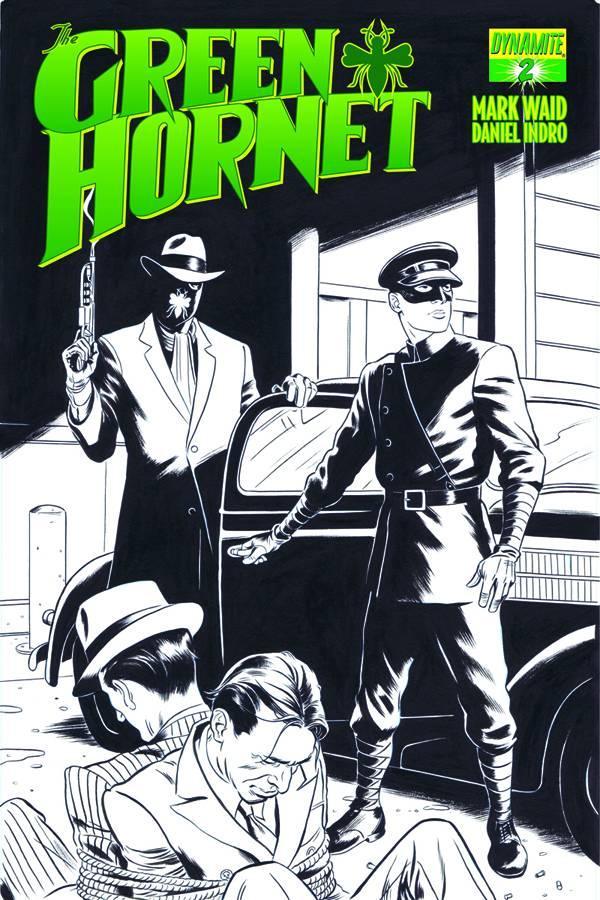 MARK WAID GREEN HORNET #2 15 COPY RIVERA B&W LINE ART INCV
