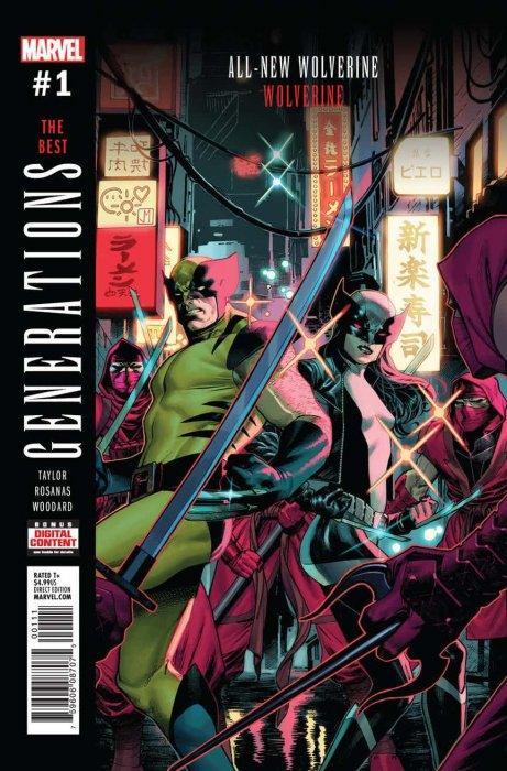 MARVEL GENERATIONS COMPLETE 10-PACK SET (FIRST PRINTINGS)