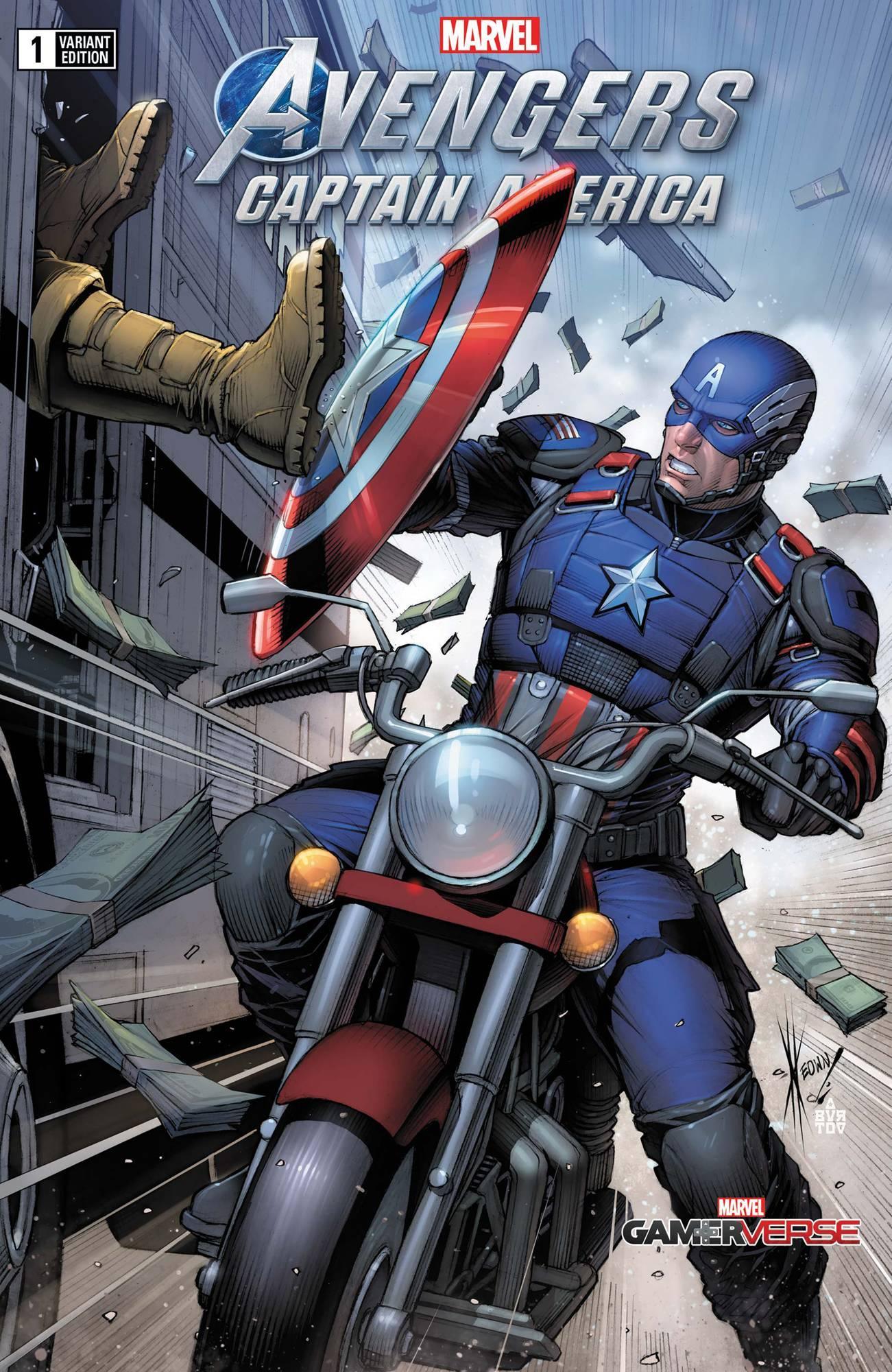 MARVELS AVENGERS CAPTAIN AMERICA #1 KEOWN VAR - Kings Comics