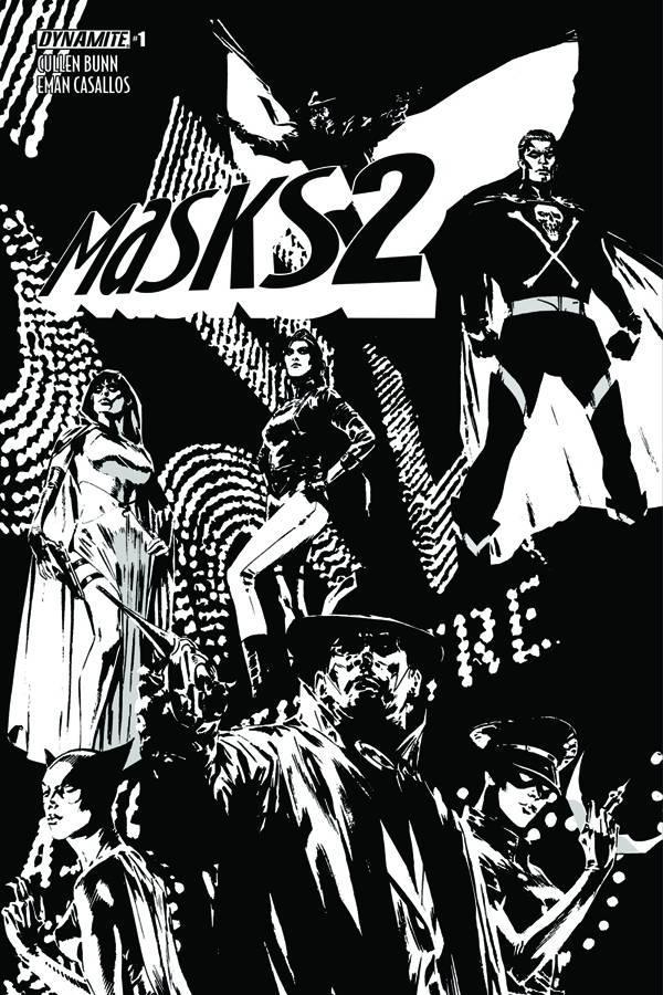 MASKS 2 #1 30 COPY GUICE B&W INCV - Kings Comics