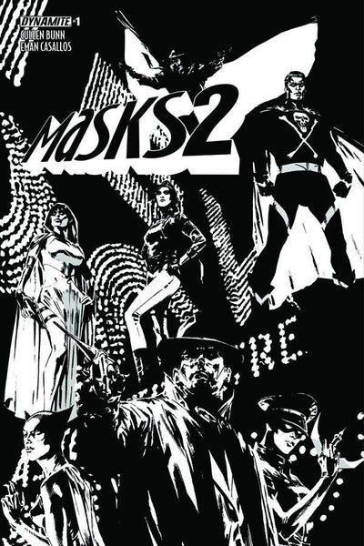 MASKS 2 #1 30 COPY GUICE B&W INCV