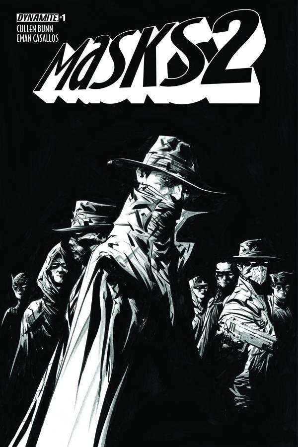 MASKS 2 #1 40 COPY LEE B&W INCV - Kings Comics
