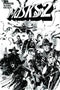 MASKS 2 #1 50 COPY HARDMAN B&W INCV - Kings Comics