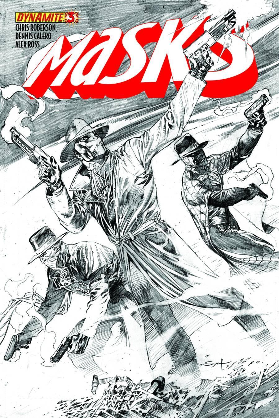 MASKS #3 50 COPY SYAF PENCIL INCV - Kings Comics