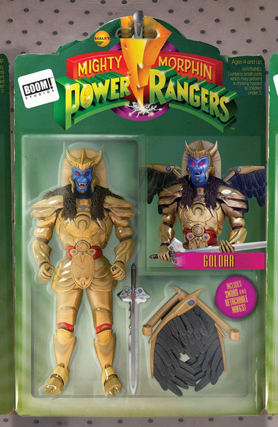 MIGHTY MORPHIN POWER RANGERS #12 UNLOCK ACTION FIGURE VAR