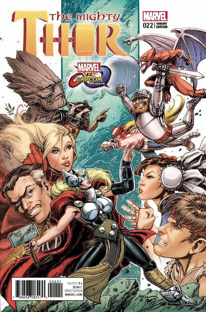 MIGHTY THOR VOL 2 #22 CHIN MARVEL VS CAPCOM VAR