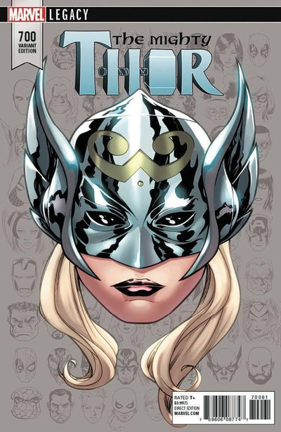 MIGHTY THOR VOL 2 (2017) #700 MCKONE LEGACY HEADSHOT VAR LEG
