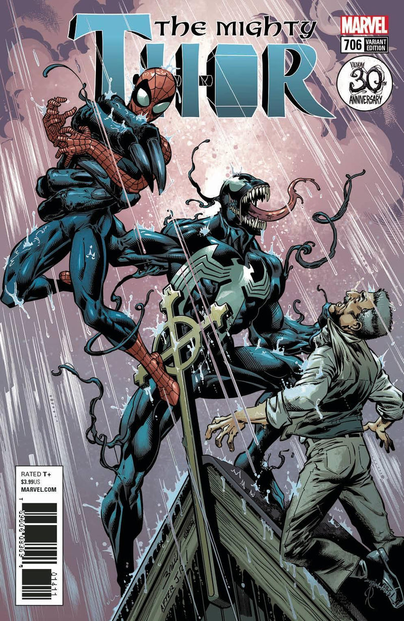 MIGHTY THOR VOL 2 (2017) #706 BAGLEY VENOM 30TH VAR LEG