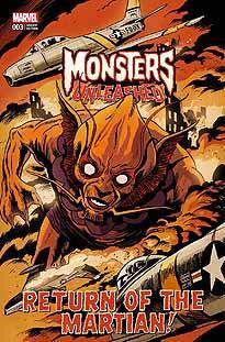 MONSTERS UNLEASHED #3 FRANCAVILLA 50S MOVIE POSTER VA