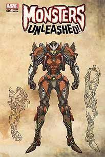 MONSTERS UNLEASHED #3 YU MONSTER VAR