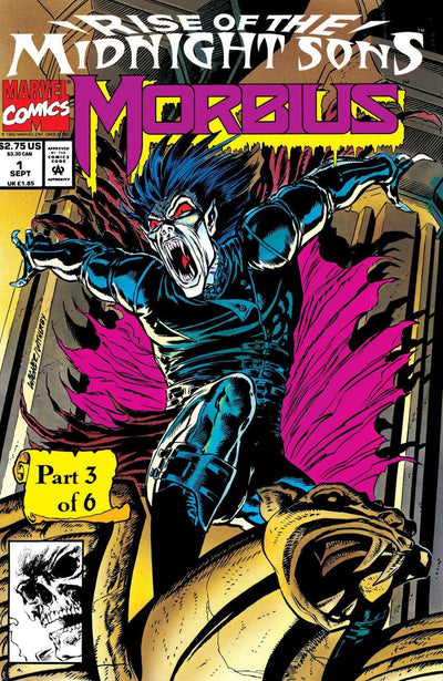MORBIUS THE LIVING VAMPIRE #1 (1992) - POLYBAGGED WITH POSTER