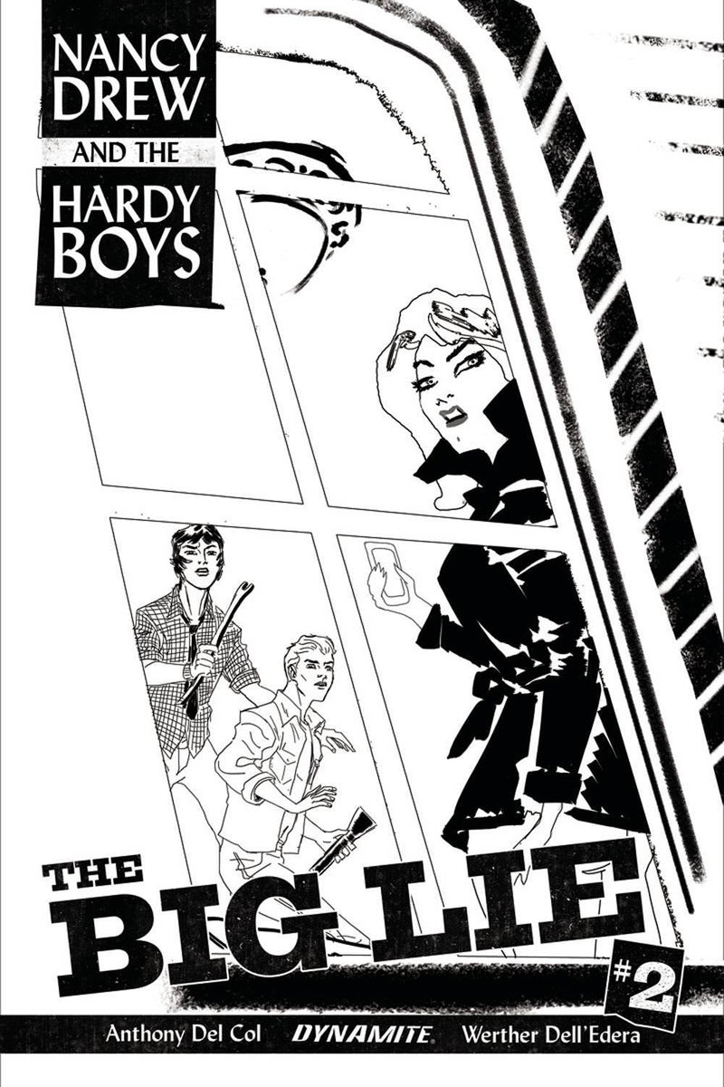 NANCY DREW HARDY BOYS #2 10 COPY BULLOCK B&W INCV