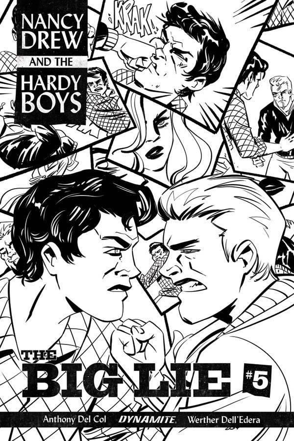 NANCY DREW HARDY BOYS #5 10 COPY CHARRETIER B&W INCV - Kings Comics