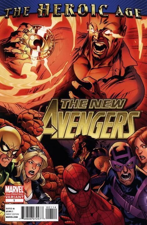NEW AVENGERS VOL 2 #1 2ND PTG IMMONEN VAR