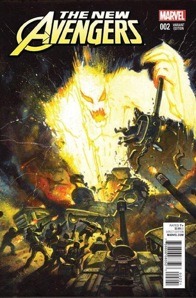 NEW AVENGERS VOL 4 #2 BISLEY KIRBY MONSTER VAR