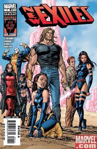 NEW EXILES #1 2ND PTG VAR