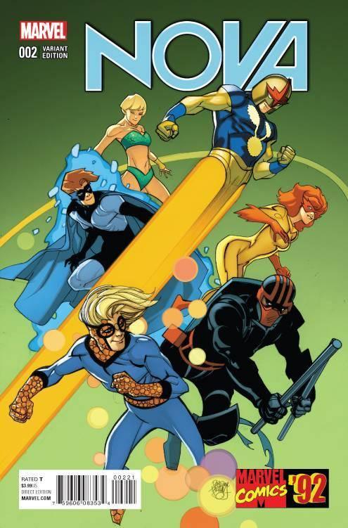 NOVA VOL 6 #2 FERRY MARVEL 92 VAR