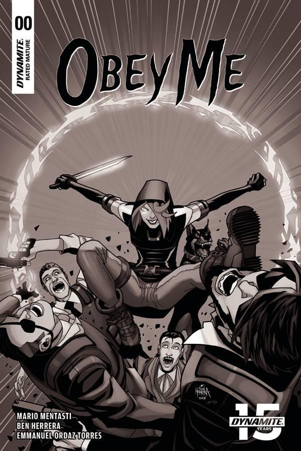 OBEY ME #0 15 COPY HERRERA B&W B INCV