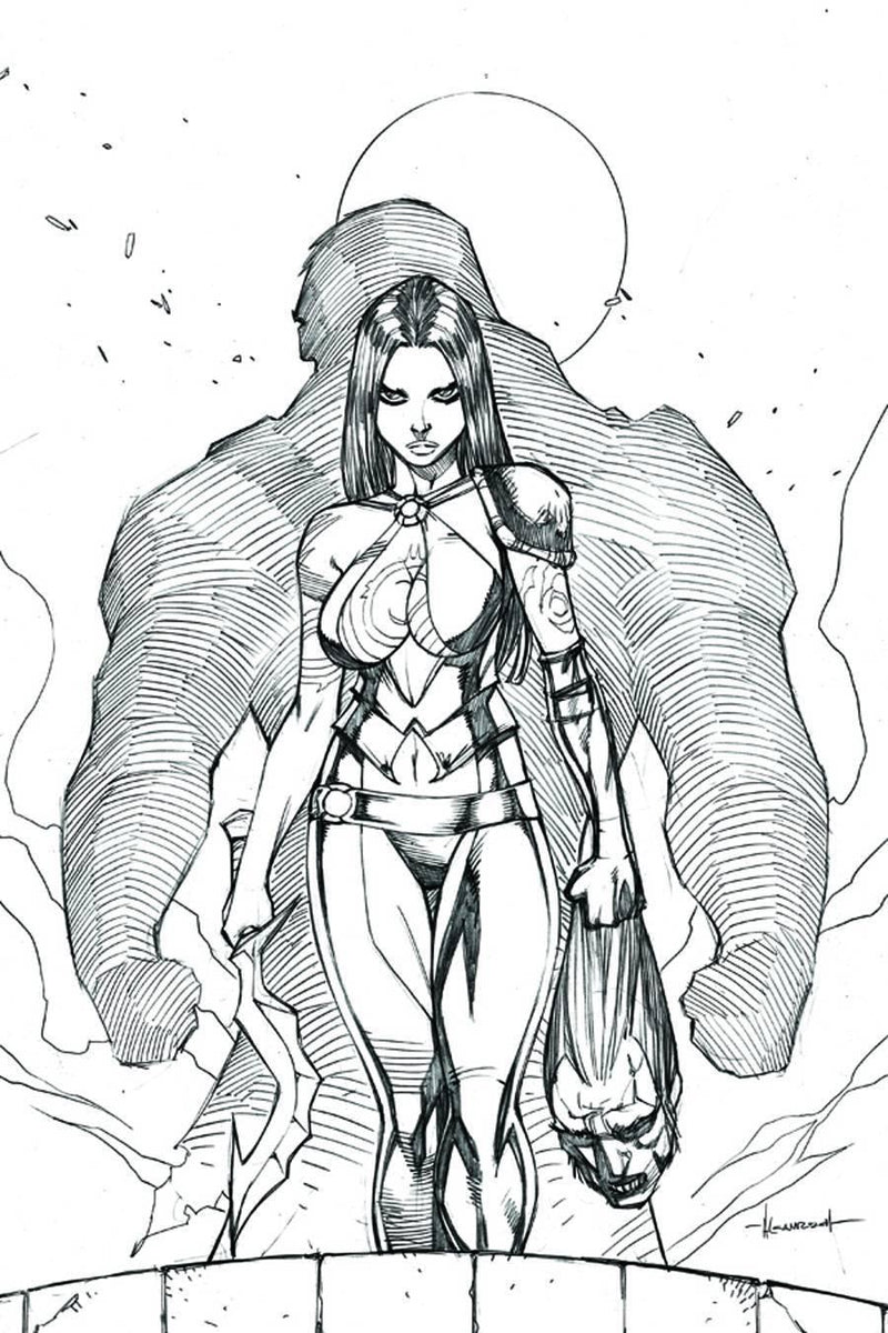 OUTCAST #2 25 COPY INCV CVR GARZA SKETCH