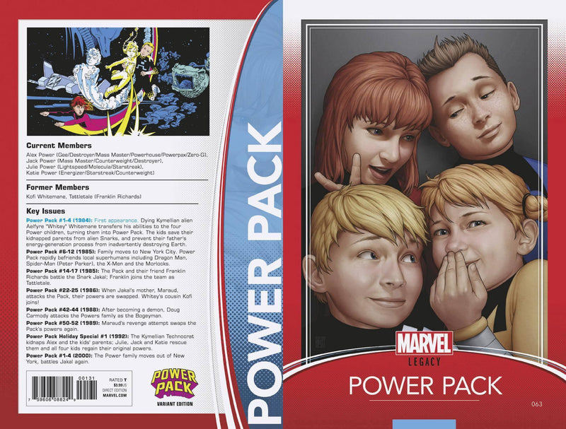 POWER PACK VOL 3 #63 CHRISTOPHER TRADING CARD VAR LEG