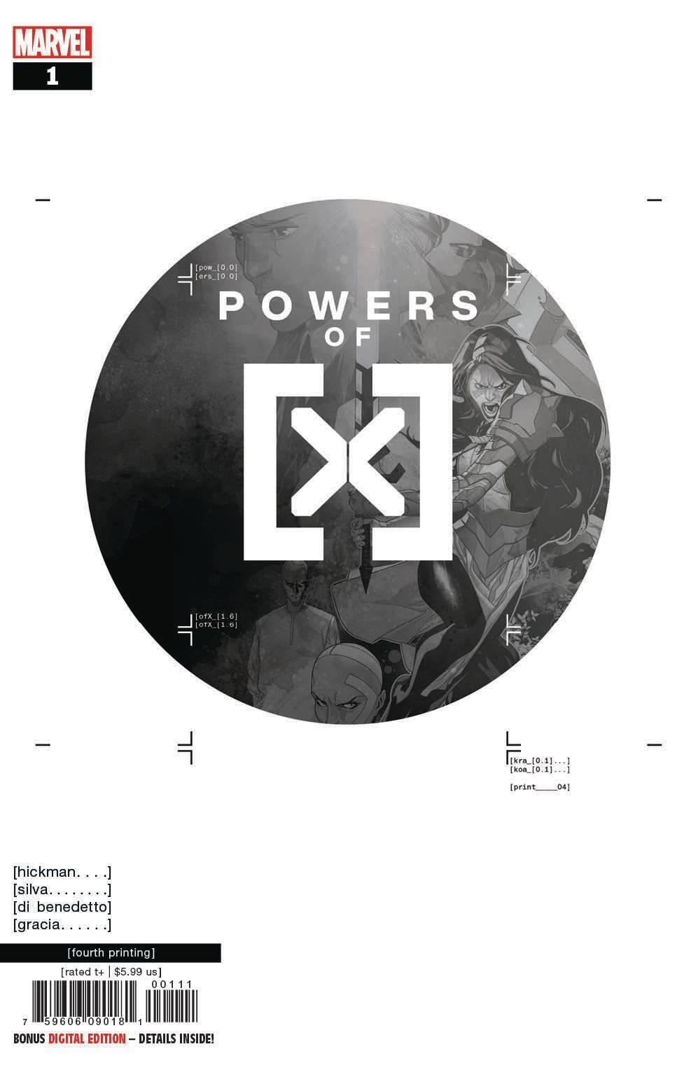 POWERS OF X #1 4TH PTG VAR - Kings Comics