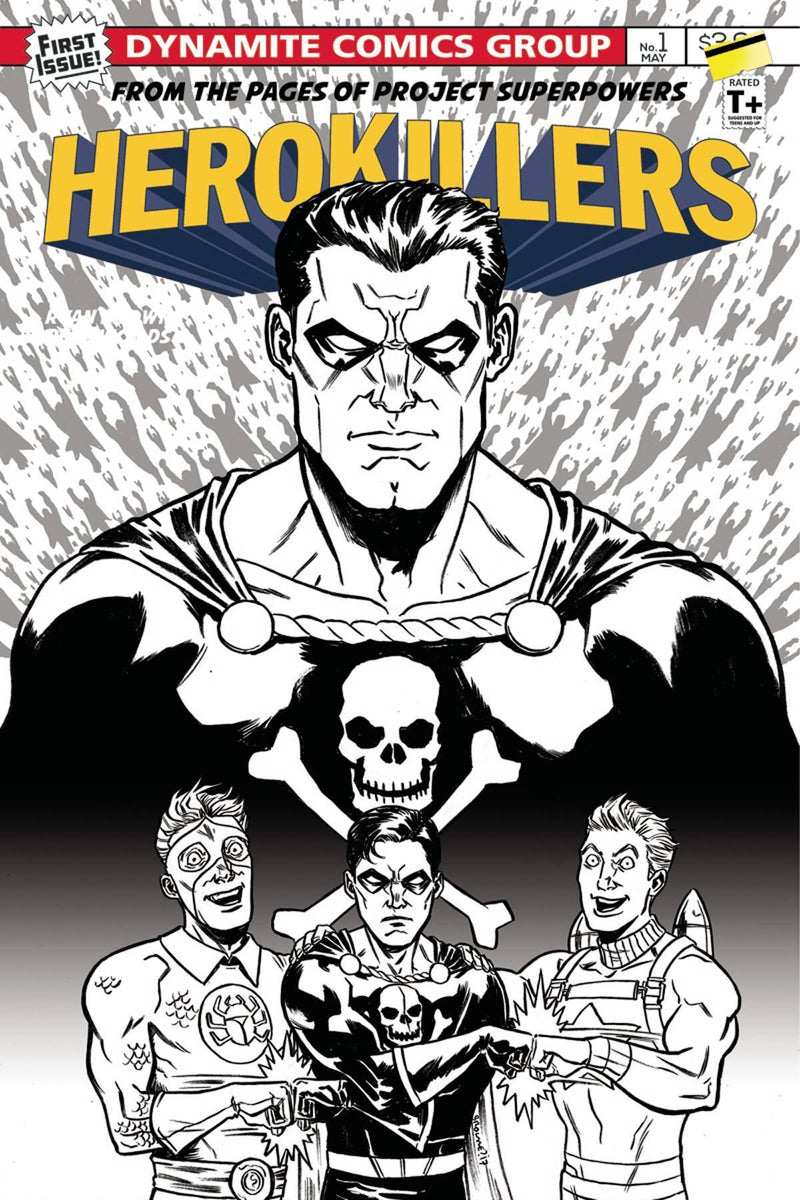 PROJECT SUPERPOWERS HERO KILLERS #1 10 COPY INCV
