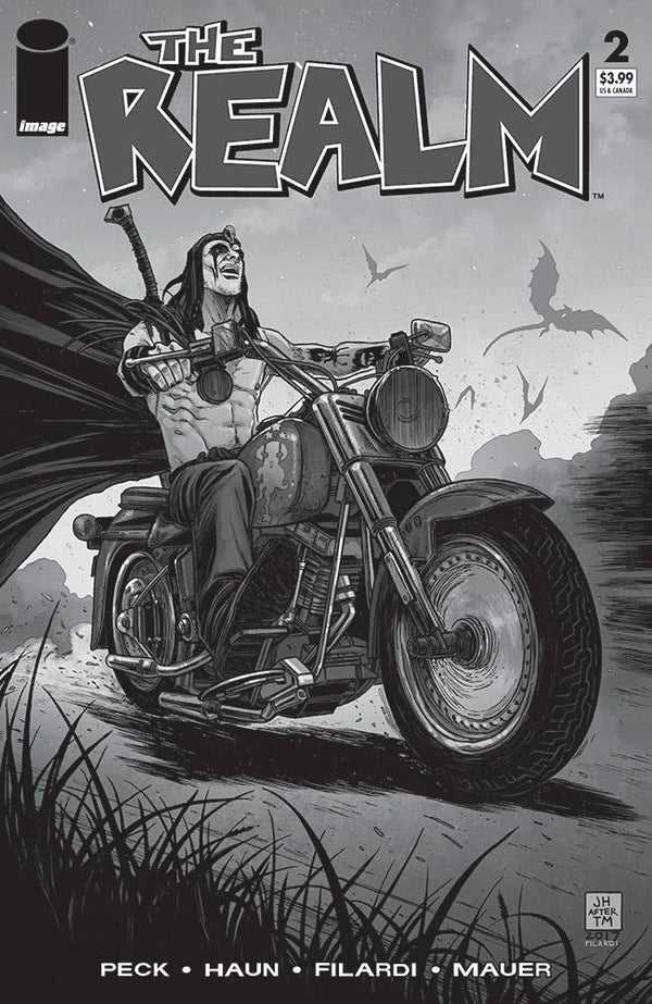 REALM #2 CVR D B&W WALKING DEAD #15 TRIBUTE VAR