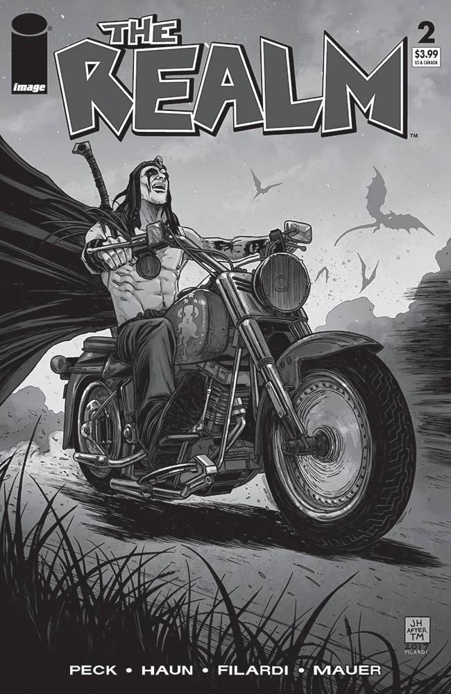 REALM #2 CVR D B&W WALKING DEAD #15 TRIBUTE VAR