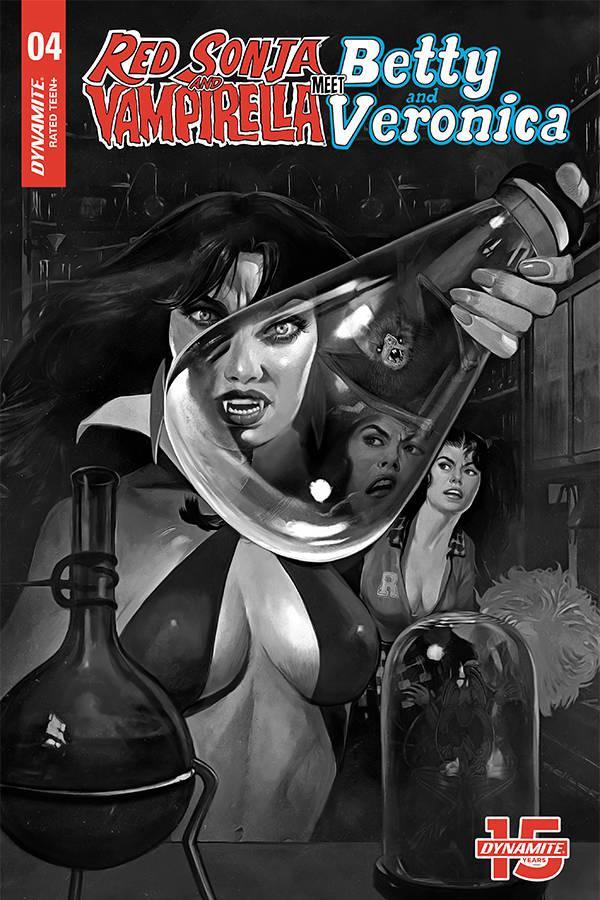 RED SONJA VAMPIRELLA BETTY VERONICA (2019) #4 15 COPY DALTON B&W FO