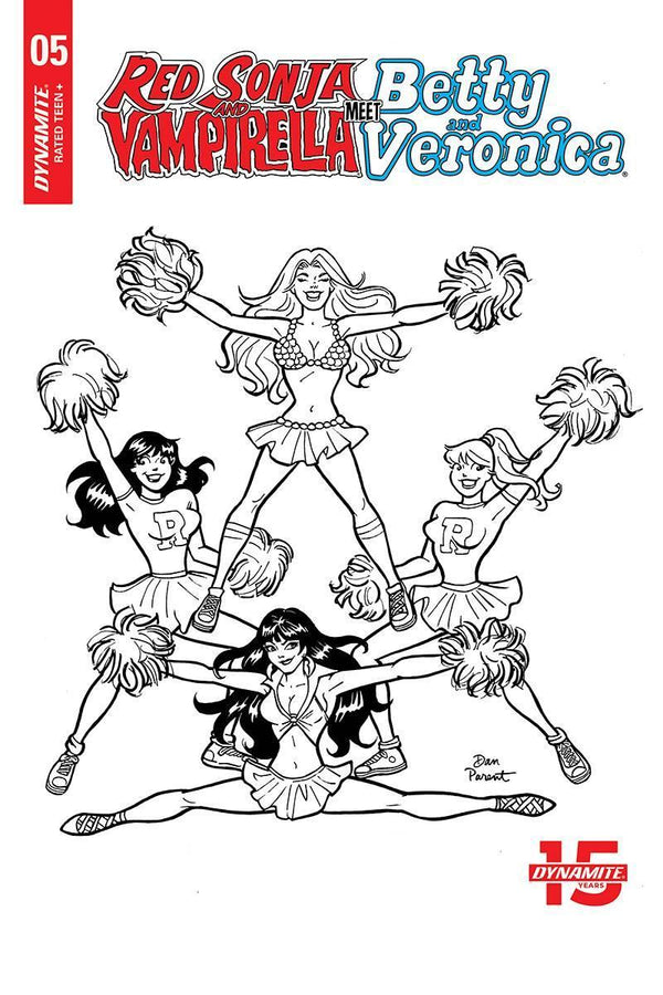 RED SONJA VAMPIRELLA BETTY VERONICA (2019) #5 10 COPY PARENT B&W INCV