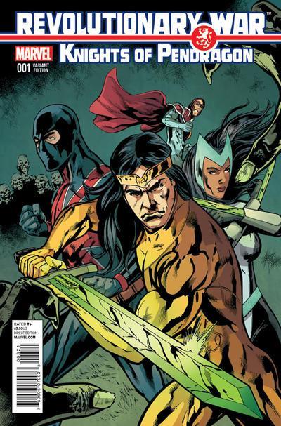 REVOLUTIONARY WAR KNIGHTS OF PENDRAGON #1 EDWARDS VAR