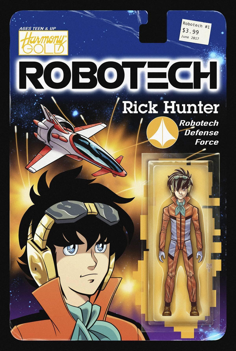 ROBOTECH VOL 3 #1  CVR C SHEDD ACTION FIGURE VAR