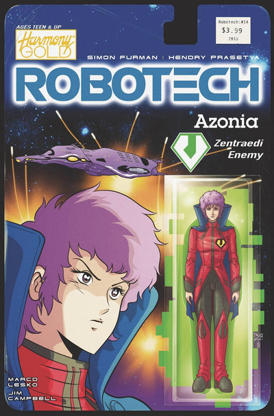 ROBOTECH VOL 3 #14 CVR B ACTION FIGURE VAR
