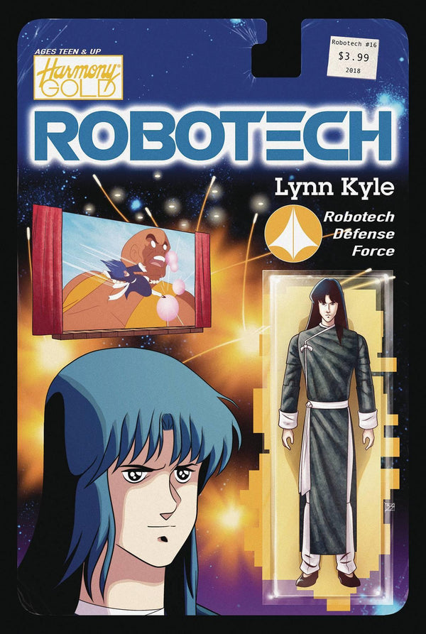 ROBOTECH VOL 3 #16 CVR B ACTION FIGURE VAR