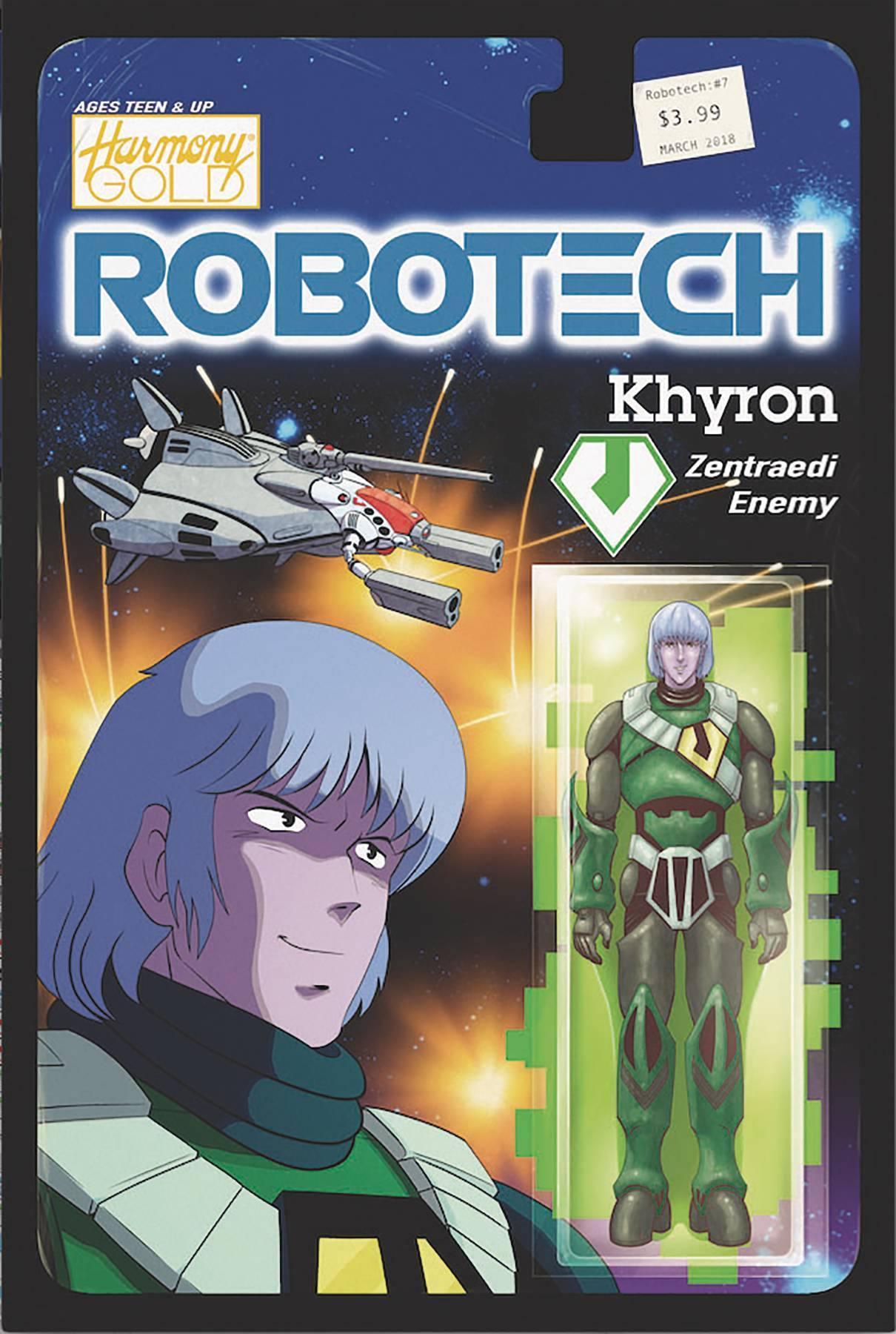 ROBOTECH VOL 3 #7 CVR B ACTION FIGURE - Kings Comics