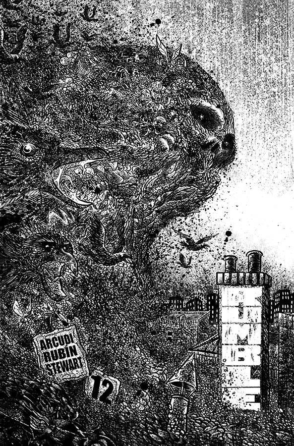 RUMBLE VOL 2 #12 CVR A B&W RUBIN - Kings Comics